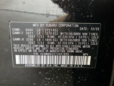 New 2026 Subaru Ascent Touring image 35