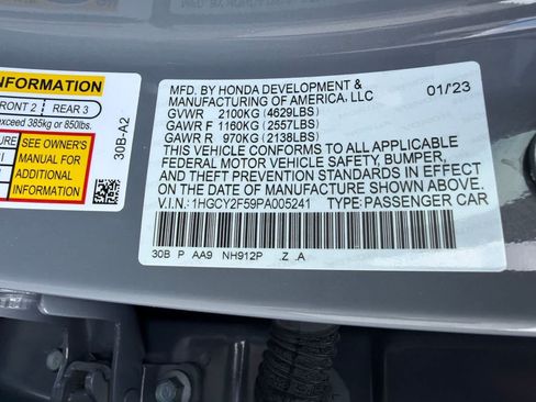 Certified 2023 Honda Accord Sport image 23