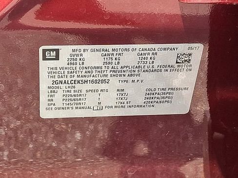 Used 2017 Chevrolet Equinox LT w/ Convenience Package FWD image 22