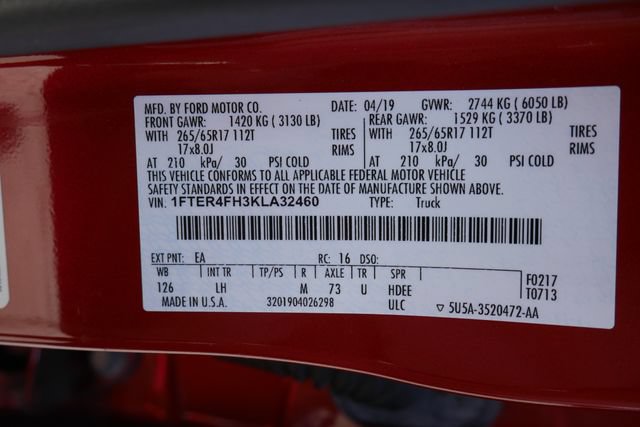 Used 2019 Ford Ranger XLT w/ Equipment Group 302A Luxury AWD/4WD image 27