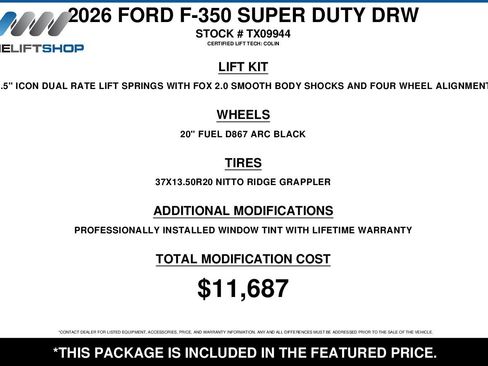 Used 2026 Ford F350 Platinum w/ Platinum Plus Package AWD/4WD image 2