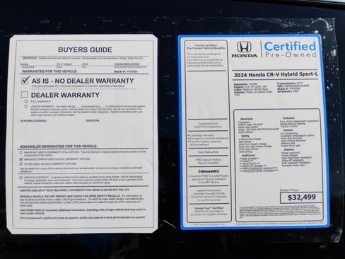 Certified 2024 Honda HR-V Sport image 33