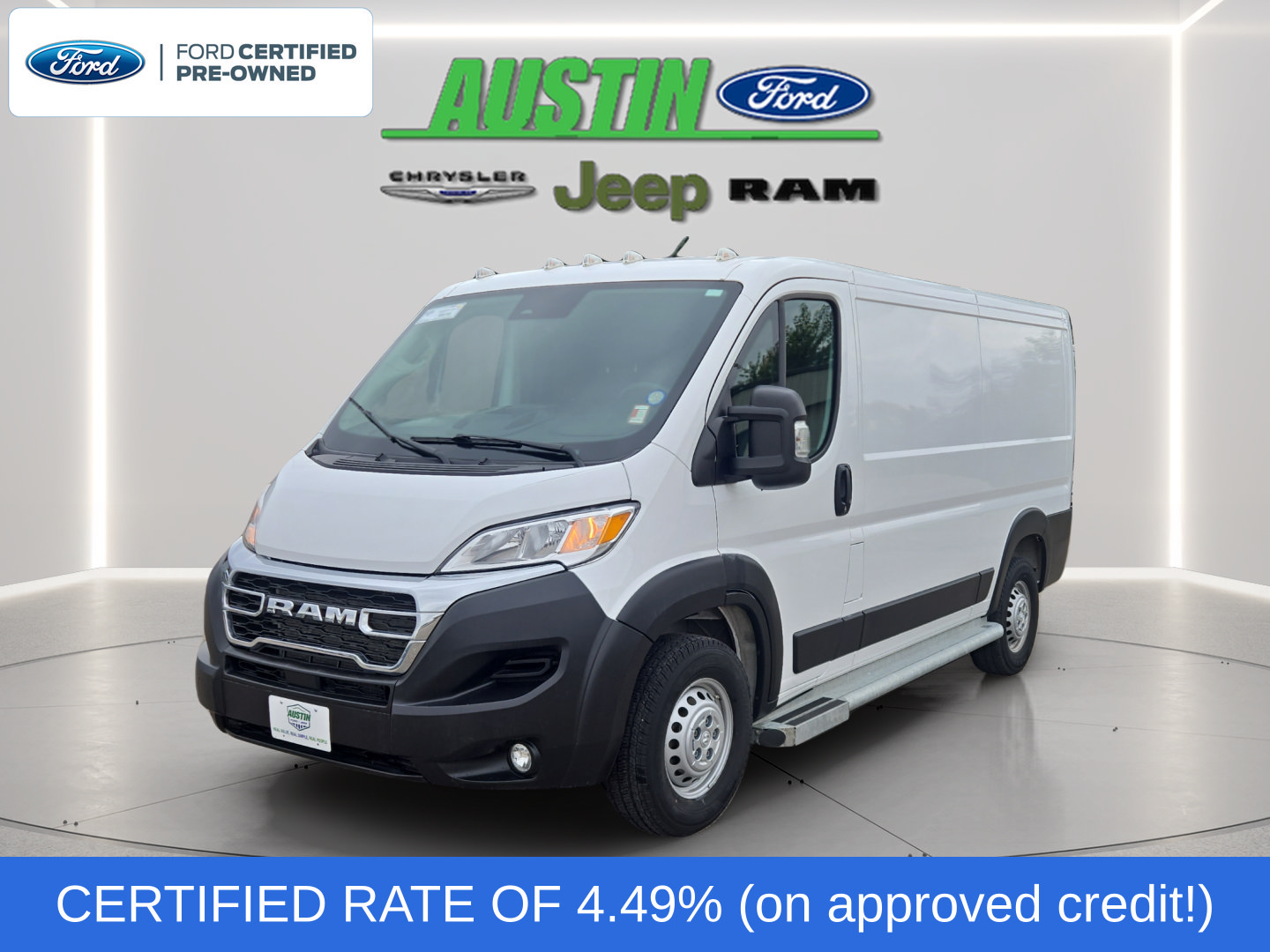 Used 2025 RAM ProMaster 2500 w/ U-Haul Equipment Group FWD image 1