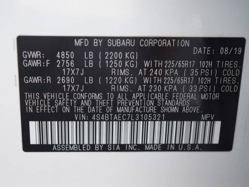 Used 2020 Subaru Outback Premium AWD/4WD image 38