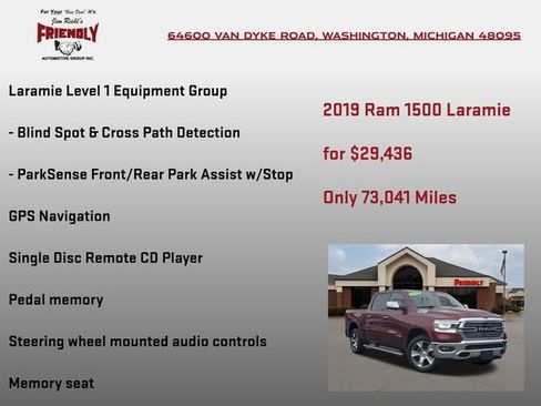 Used 2019 RAM 1500 Laramie image 10