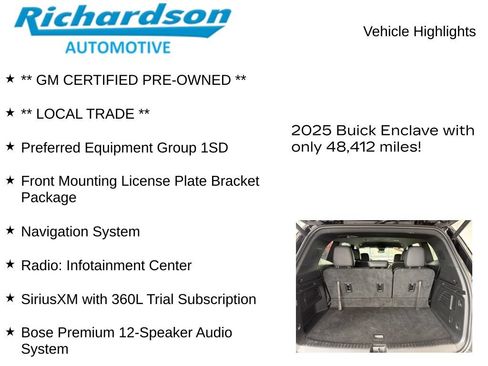 Used 2025 Buick Enclave Preferred AWD/4WD image 11