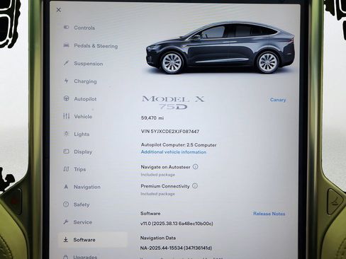 Used 2018 Tesla Model X 75D AWD/4WD image 17