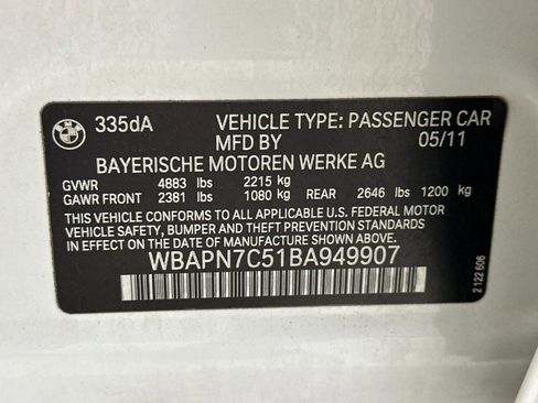 Used 2011 BMW 335d Sedan image 21