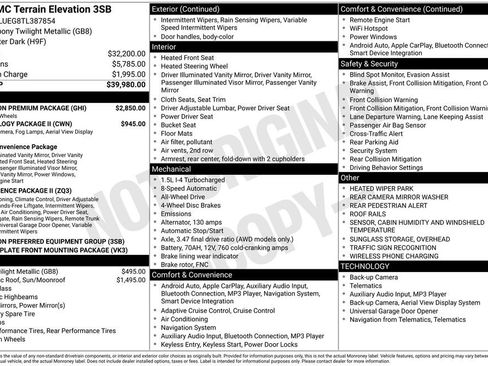 New 2026 GMC Terrain Elevation w/ Elevation Premium Package AWD/4WD image 5