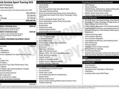 New 2026 Buick Envista Sport Touring w/ Convenience I Package image 3