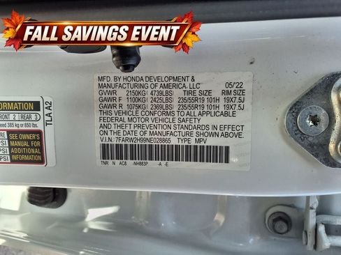 Used 2022 Honda CR-V Touring image 14