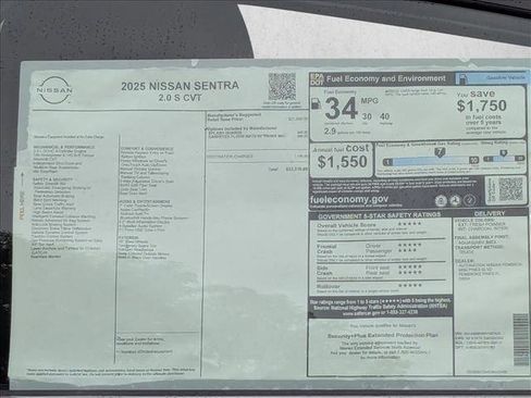 New 2025 Nissan Sentra S image 16
