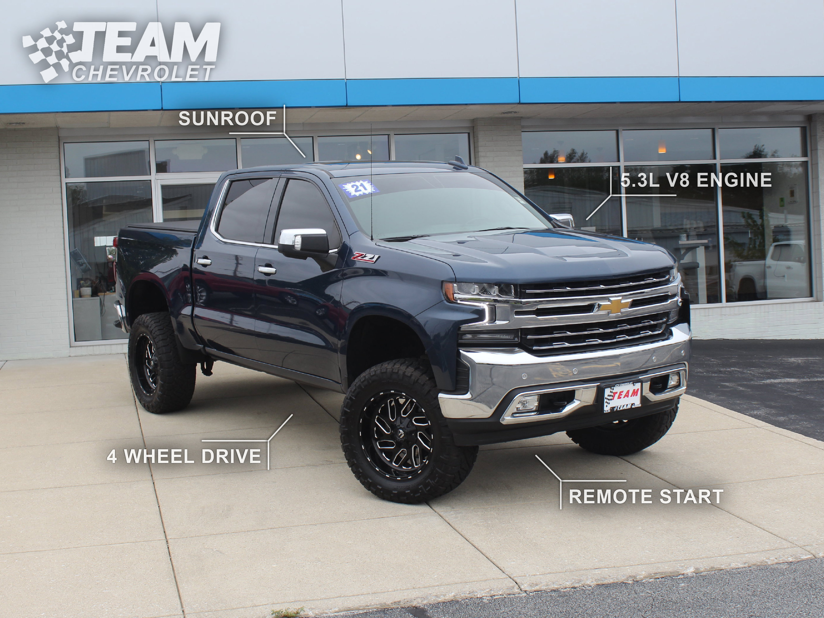 Used 2021 Chevrolet Silverado 1500 LTZ AWD/4WD image 2