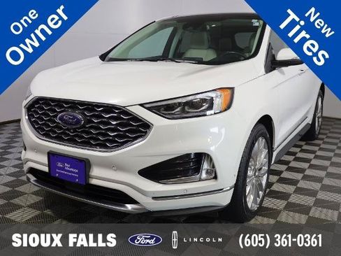 Certified 2022 Ford Edge Titanium w/ Equipment Group 301A AWD/4WD image 1