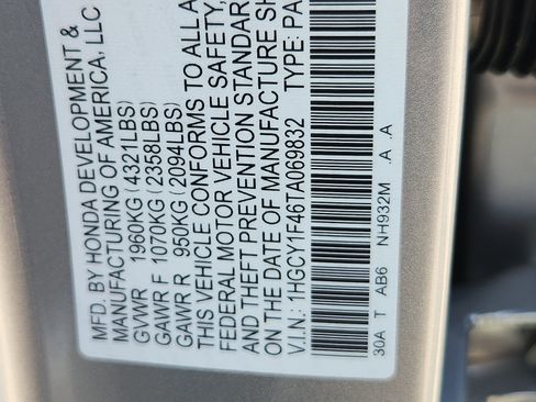 New 2026 Honda Accord SE image 18