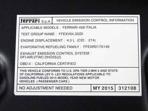 Used 2015 Ferrari 458 Spider image 64