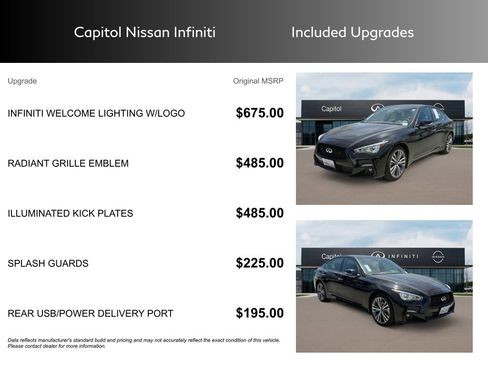 Used 2024 INFINITI Q50 Sensory image 9