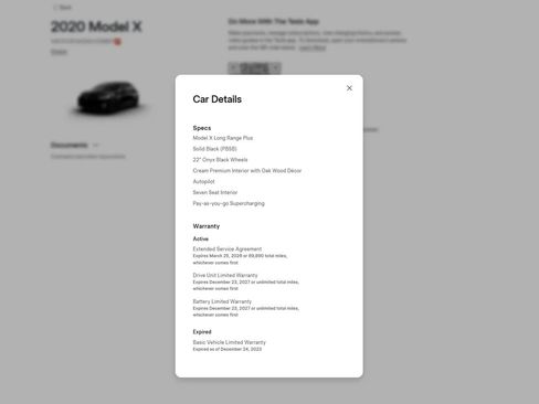 Used 2020 Tesla Model X Long Range image 3