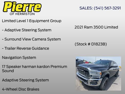 Used 2021 RAM 3500 Limited AWD/4WD image 8