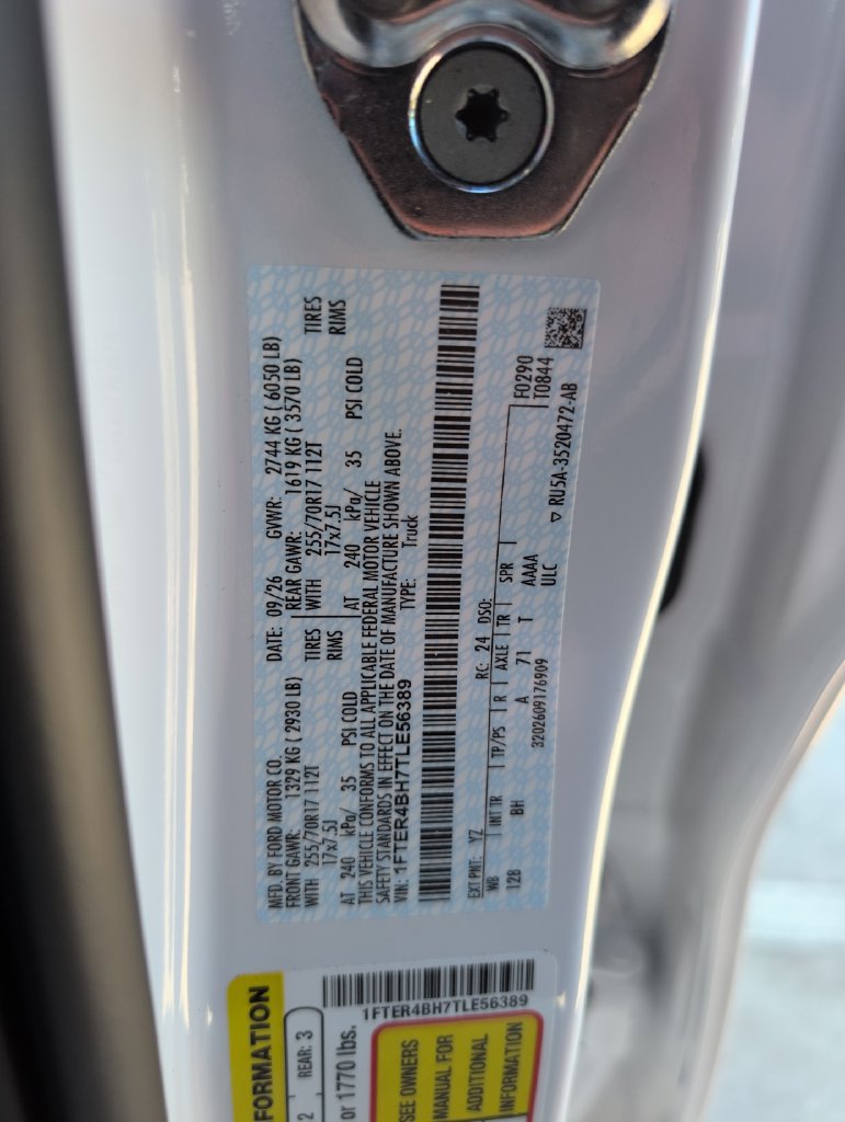 New 2026 Ford Ranger XL RWD image 34