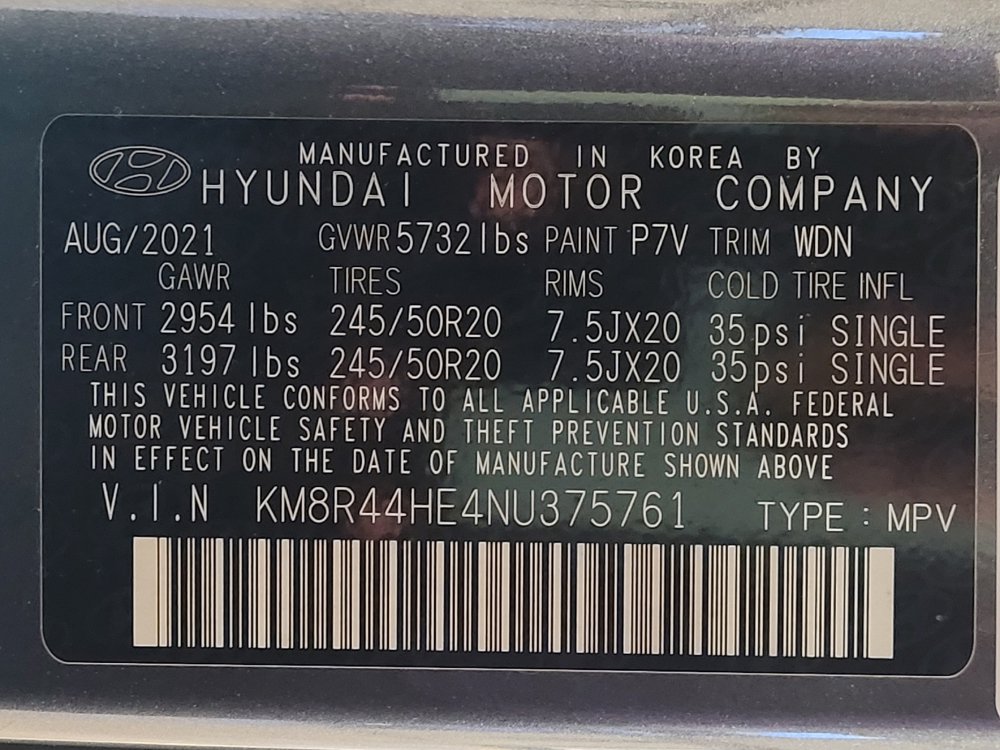 Used 2022 Hyundai Palisade SEL w/ 8P Bench Seat Package FWD image 33