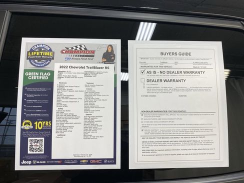 Certified 2022 Chevrolet TrailBlazer RS w/ Technology Package AWD/4WD image 44