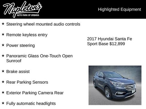 Used 2017 Hyundai Santa Fe Sport w/ 2.4L Tech Package 04 FWD image 6