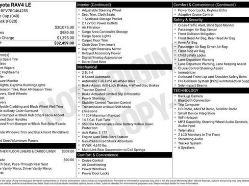 Certified 2024 Toyota RAV4 LE AWD/4WD image 2