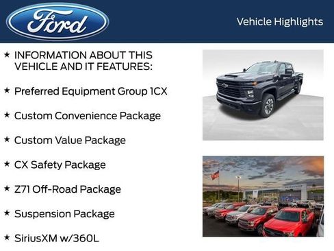 Used 2024 Chevrolet Silverado 2500 Custom w/ Custom Value Package AWD/4WD image 4