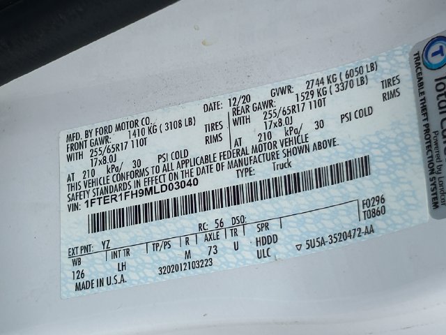 Used 2021 Ford Ranger XLT w/ Equipment Group 301A Mid AWD/4WD image 16