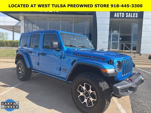 Used 2022 Jeep Wrangler Unlimited Rubicon w/ LED Lighting Group AWD/4WD image 1