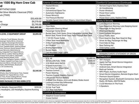Used 2026 RAM 1500 Big Horn AWD/4WD image 4