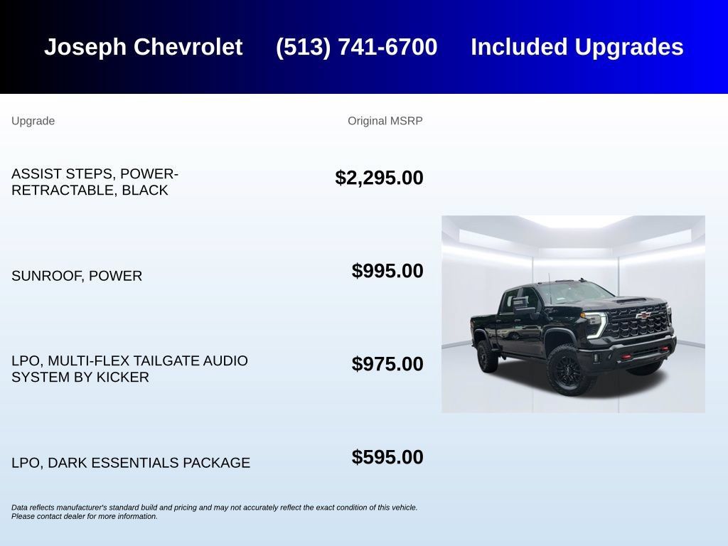 Used 2026 Chevrolet Silverado 2500 ZR2 w/ LPO, Dark Essentials Package AWD/4WD image 6
