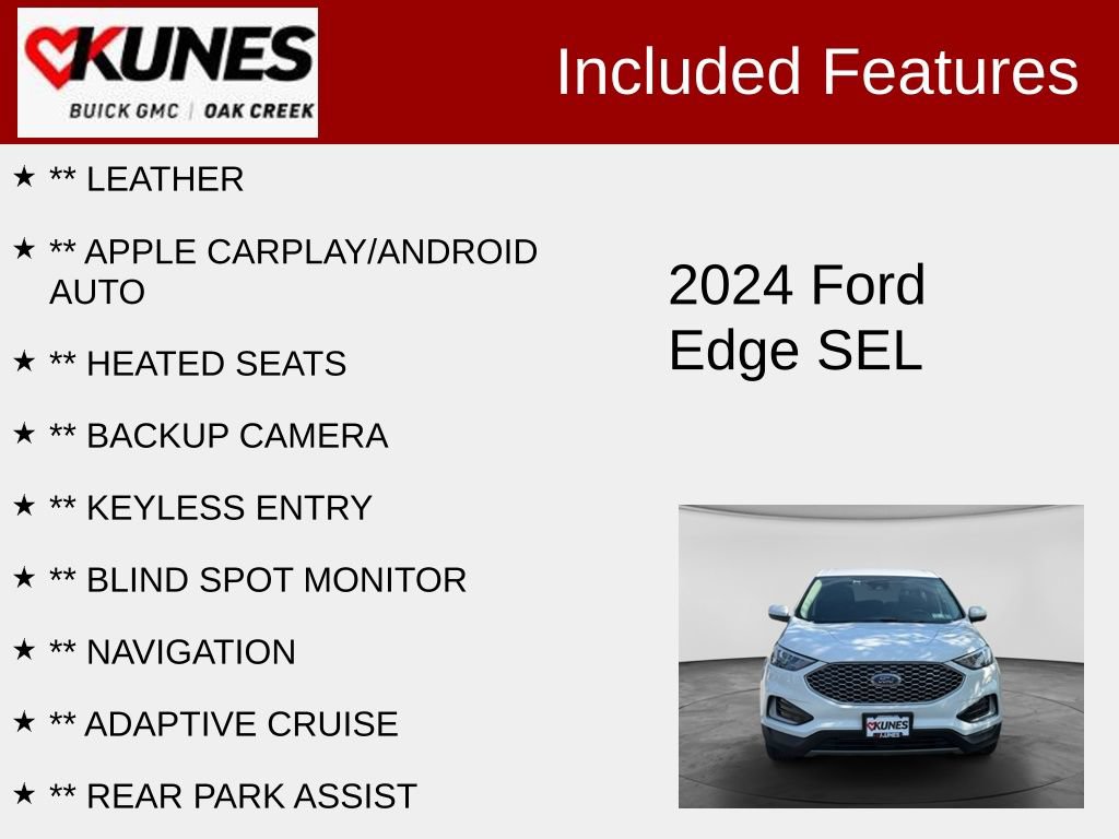 Used 2024 Ford Edge SEL AWD/4WD image 2