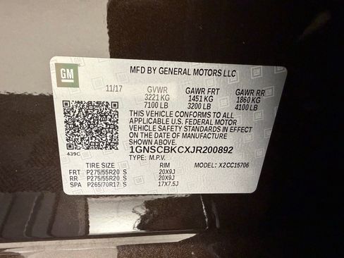 Used 2018 Chevrolet Tahoe LT w/ LT Signature Package image 19