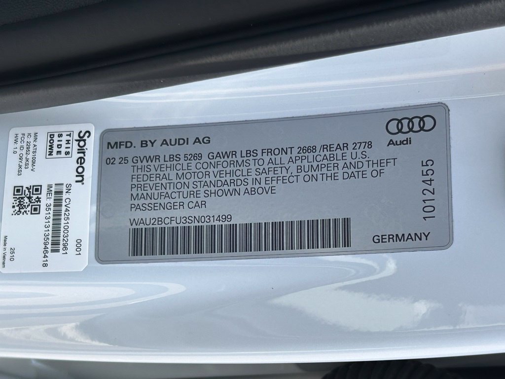 Used 2025 Audi A5 Premium w/ Premium Plus AWD/4WD image 76