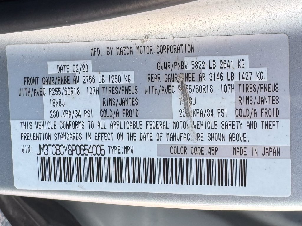 Used 2023 MAZDA CX-9 Touring AWD/4WD image 14