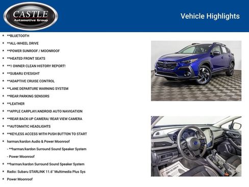Used 2024 Subaru Crosstrek 2.5i Limited w/ Crosstrek Mirror Package AWD/4WD image 3