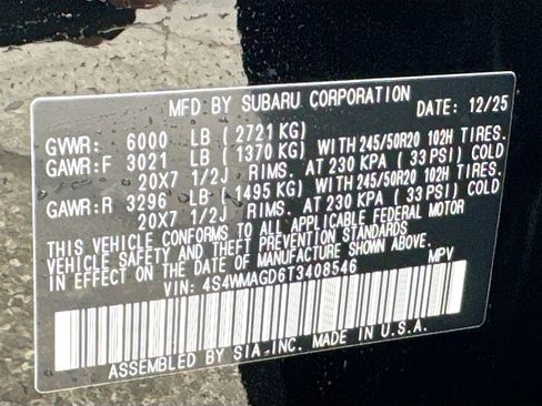 New 2026 Subaru Ascent Limited image 43