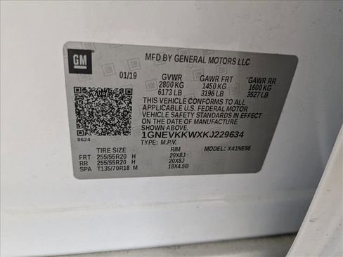 Used 2019 Chevrolet Traverse Premier w/ LPO, Cargo Package AWD/4WD image 23