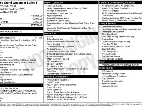 Used 2022 Jeep Grand Wagoneer Series I image 39