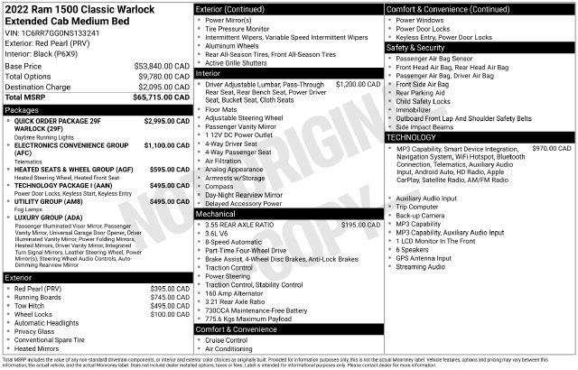 Used 2022 RAM 1500 Warlock AWD/4WD image 6