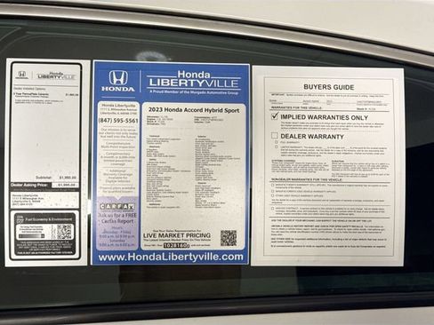 Certified 2023 Honda Accord Sport image 49