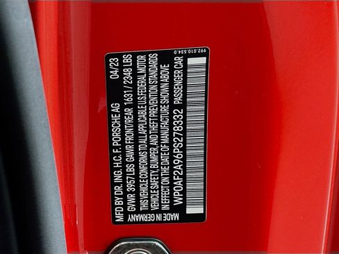 Certified 2023 Porsche 911 GT3 RS image 32