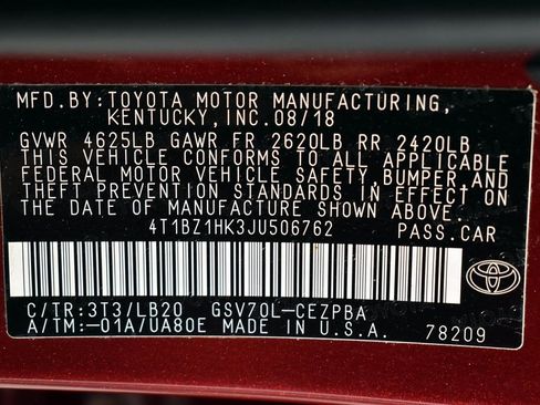 Certified 2018 Toyota Camry XSE w/ Driver Assist Package image 14