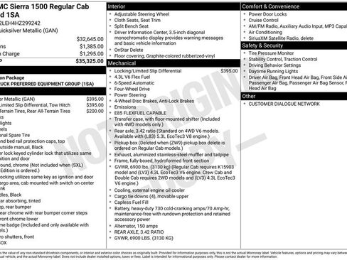 Used 2017 GMC Sierra 1500 4x4 Regular Cab image 6