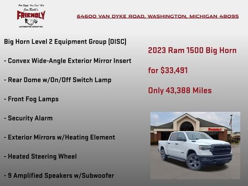 Used 2023 RAM 1500 Big Horn image 20
