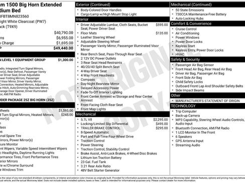 Used 2021 RAM 1500 Big Horn AWD/4WD image 37