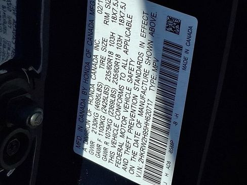 Certified 2017 Honda CR-V Touring image 28