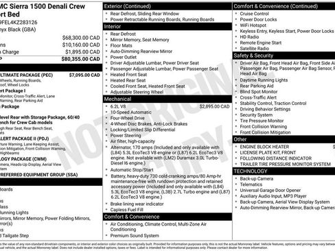 Used 2019 GMC Sierra 1500 Denali w/ Denali Ultimate Package image 6